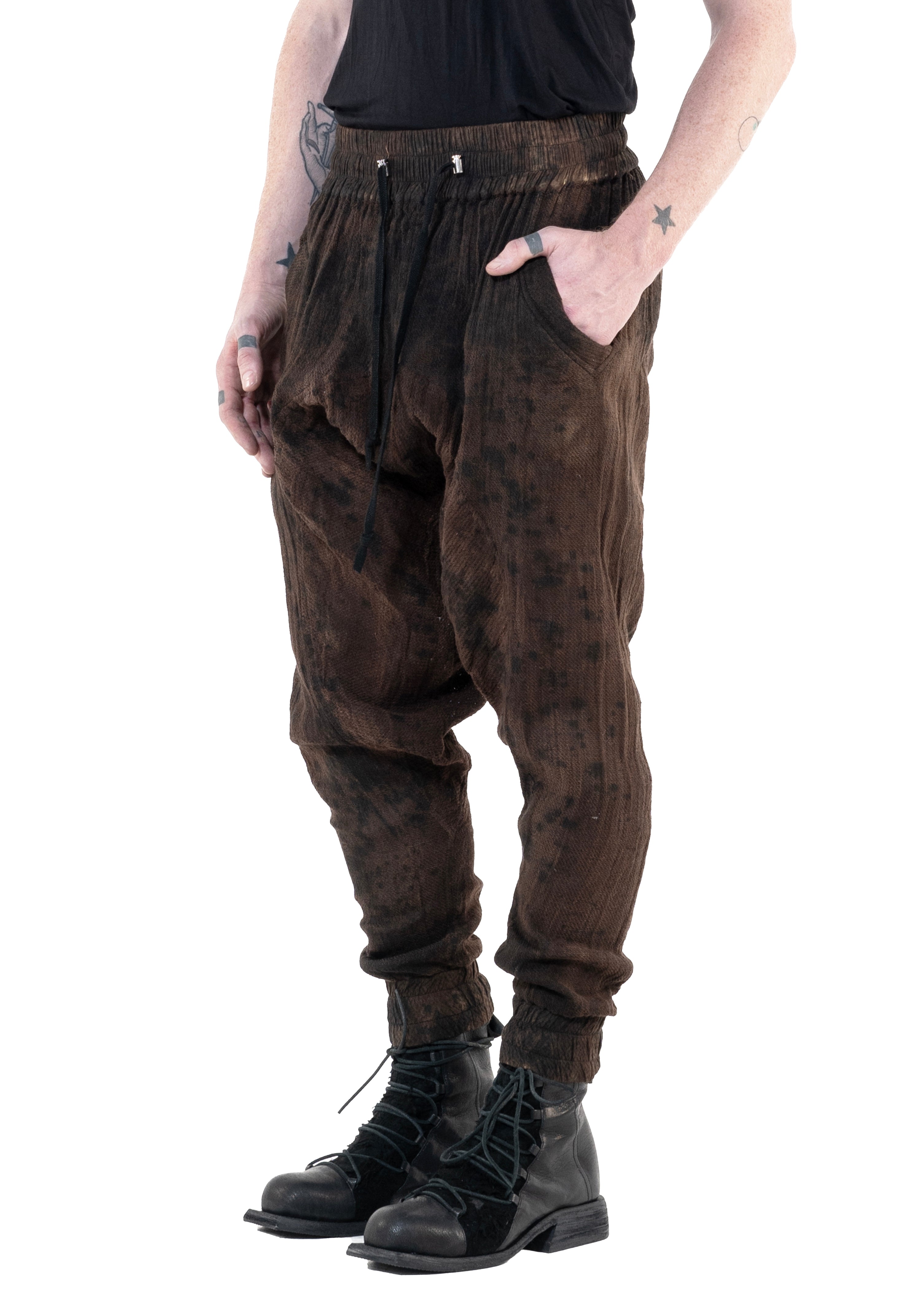 Aal Pants Kaku Noda Brown