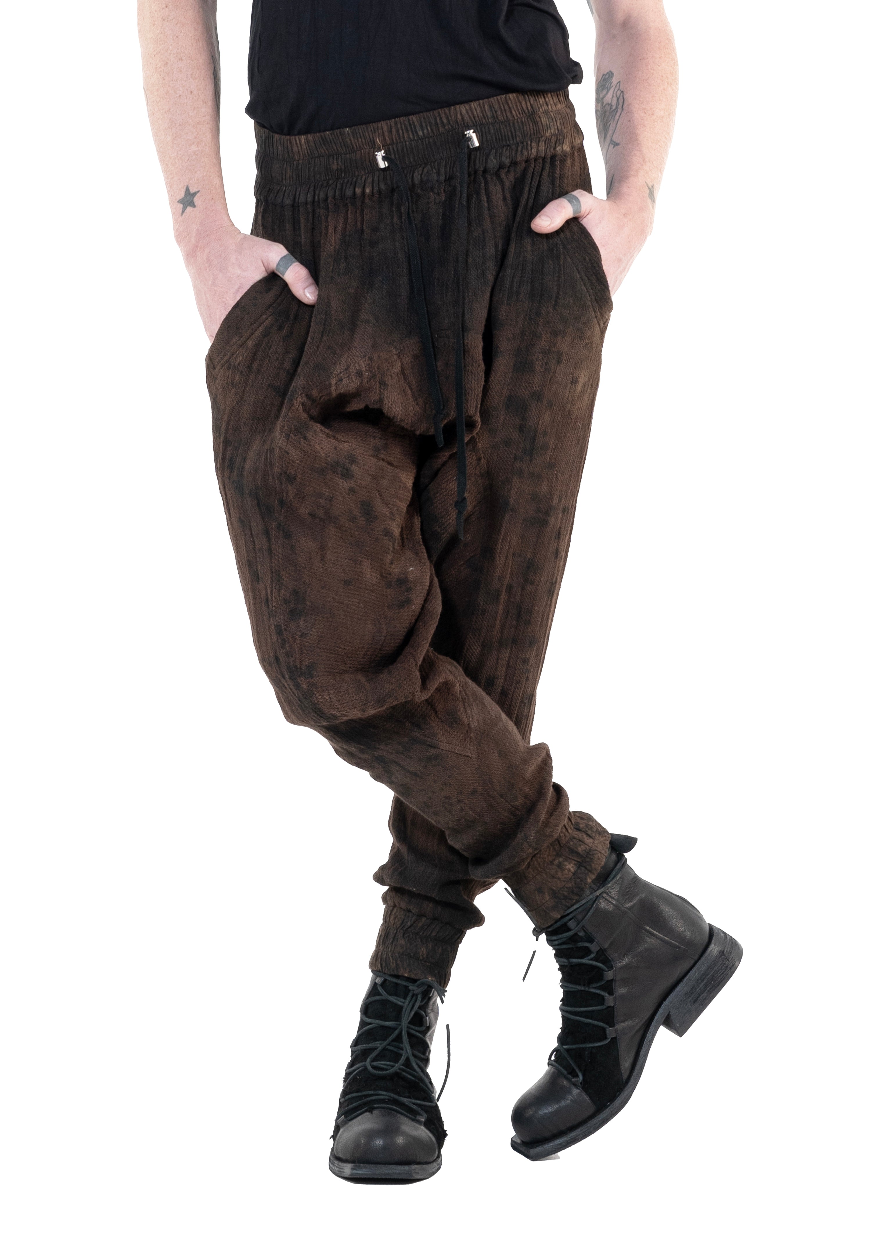 Aal Pants Kaku Noda Brown