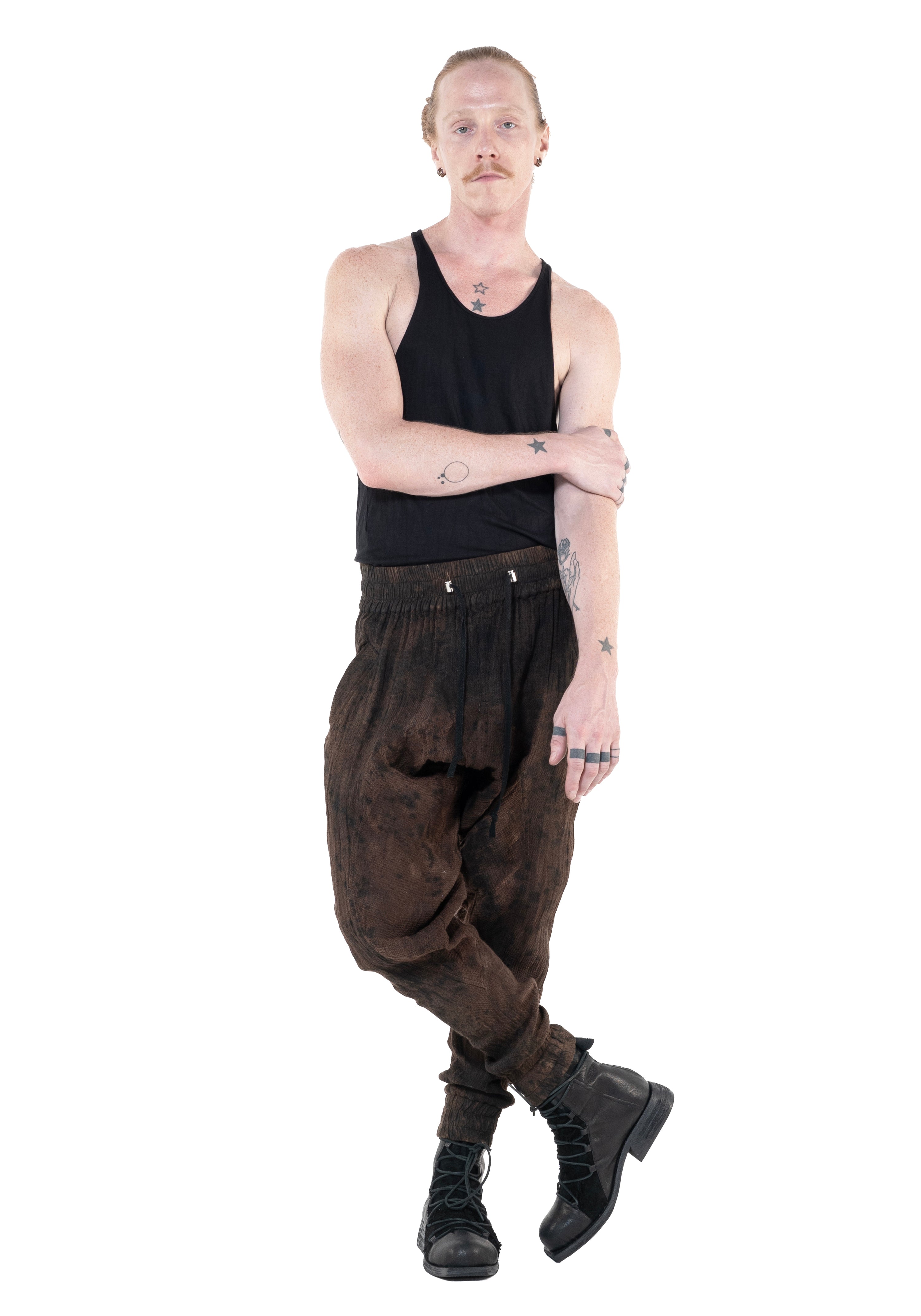 Aal Pants Kaku Noda Brown