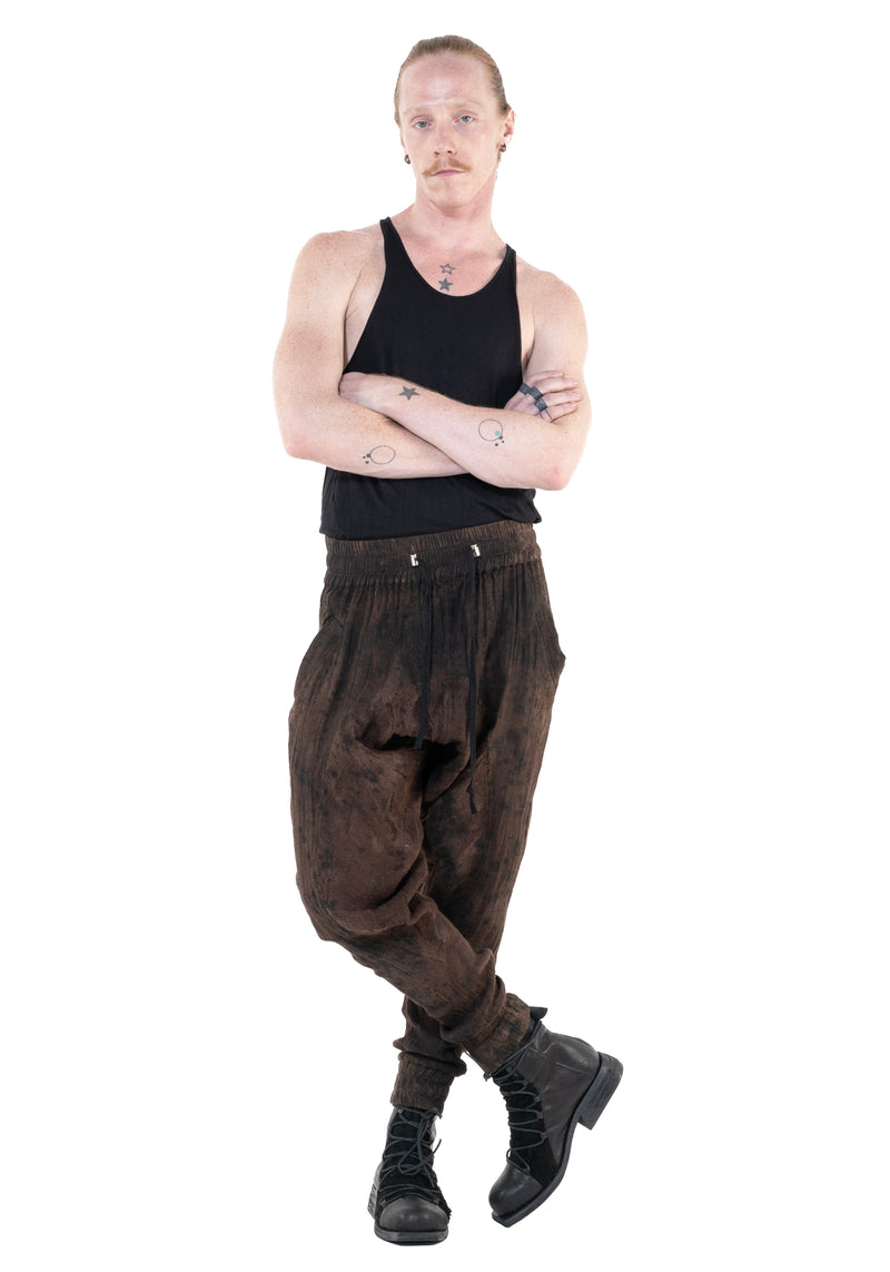 Aal Pants Kaku Noda Brown