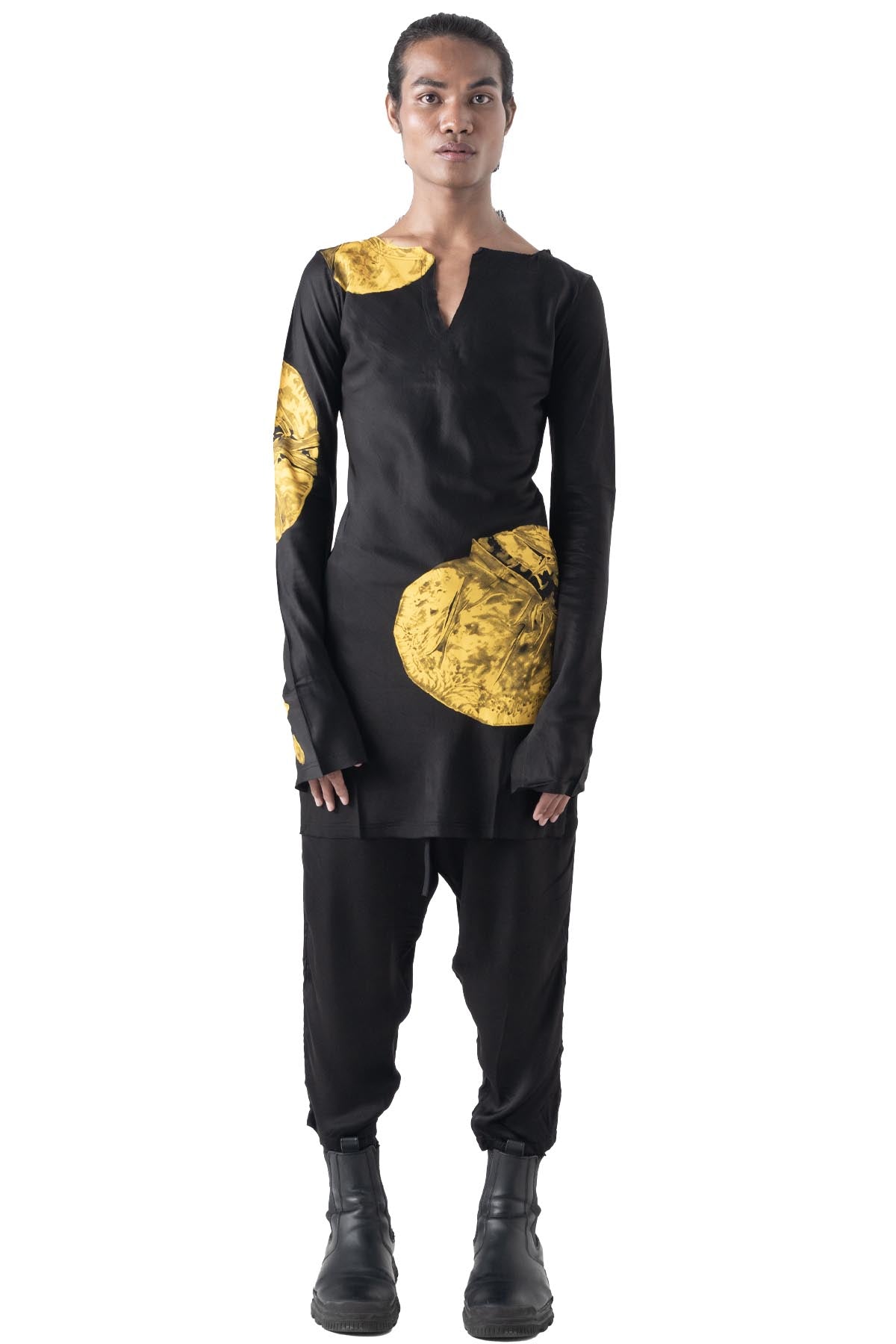 Albatross Top Yellow Batik