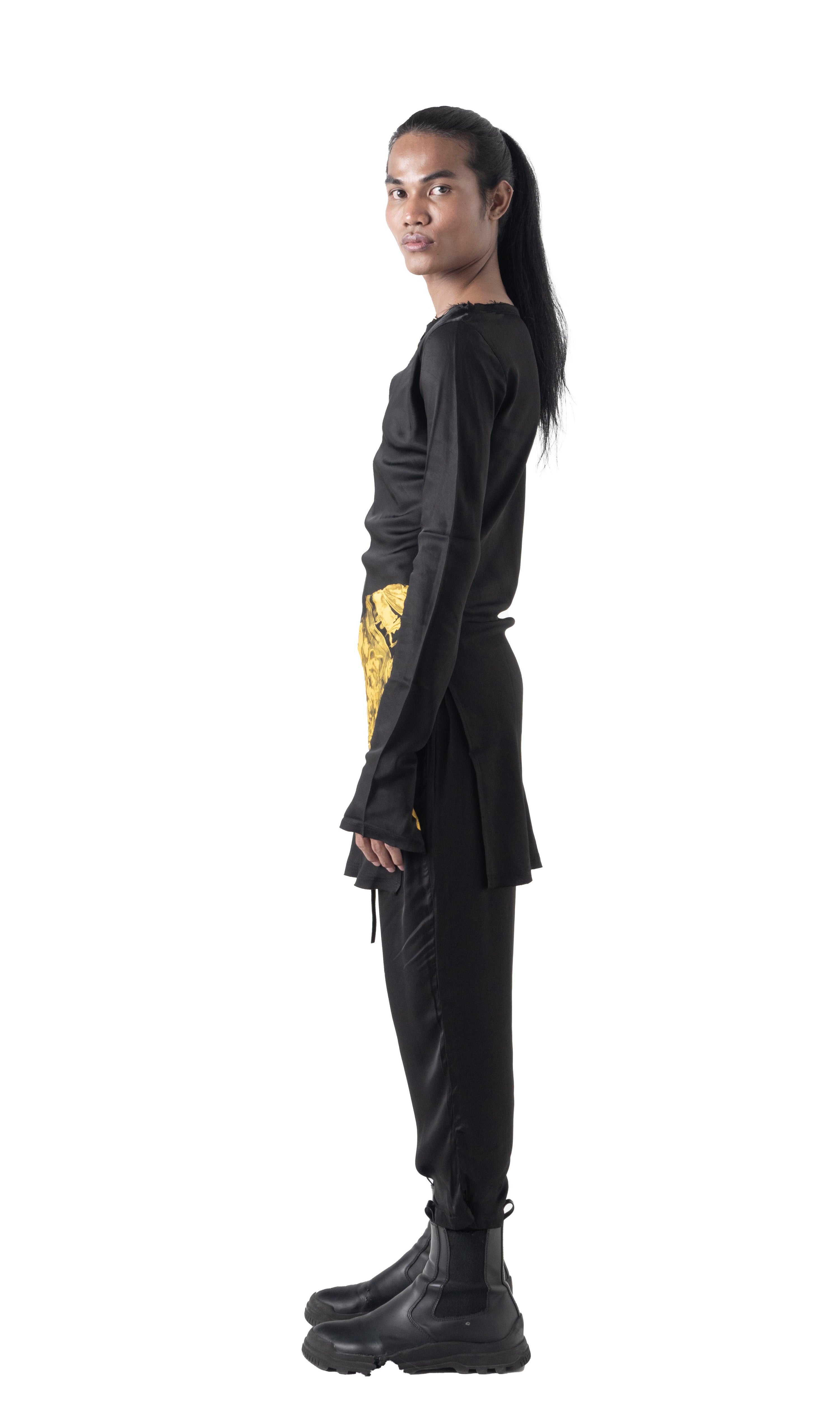 Albatross Top Yellow Batik