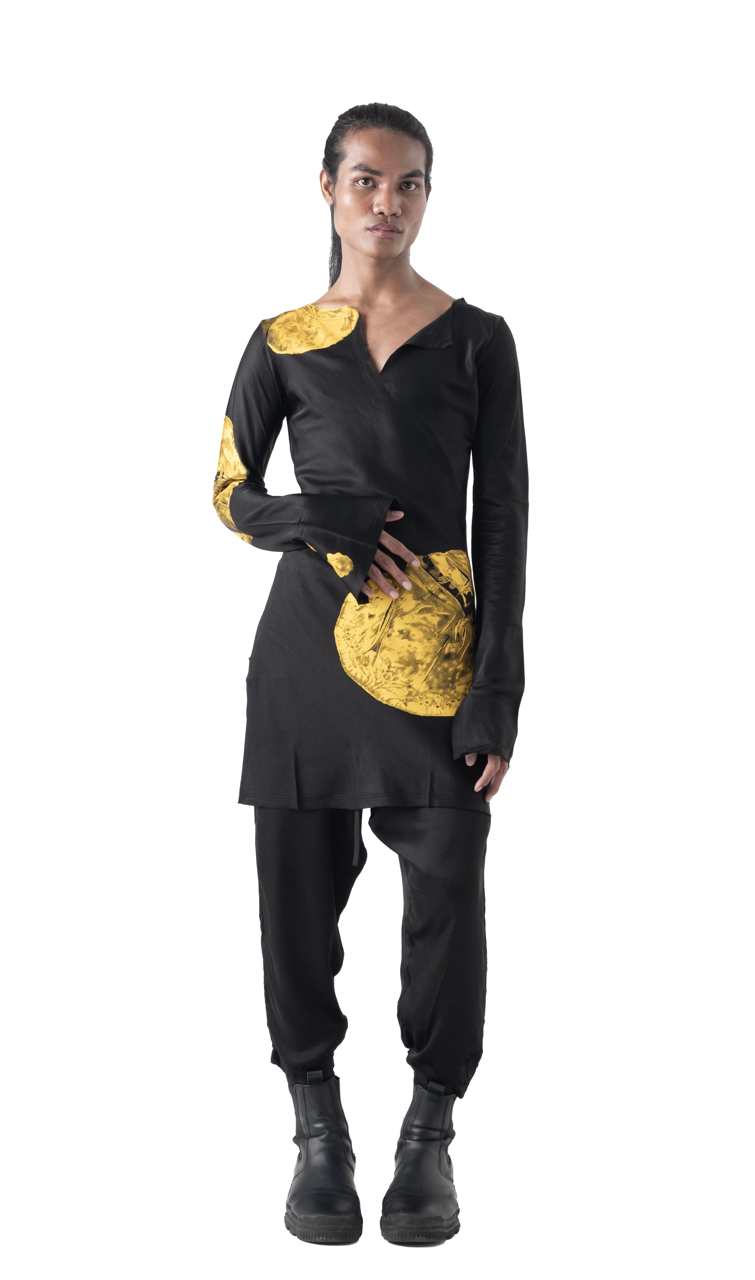 Albatross Top Yellow Batik