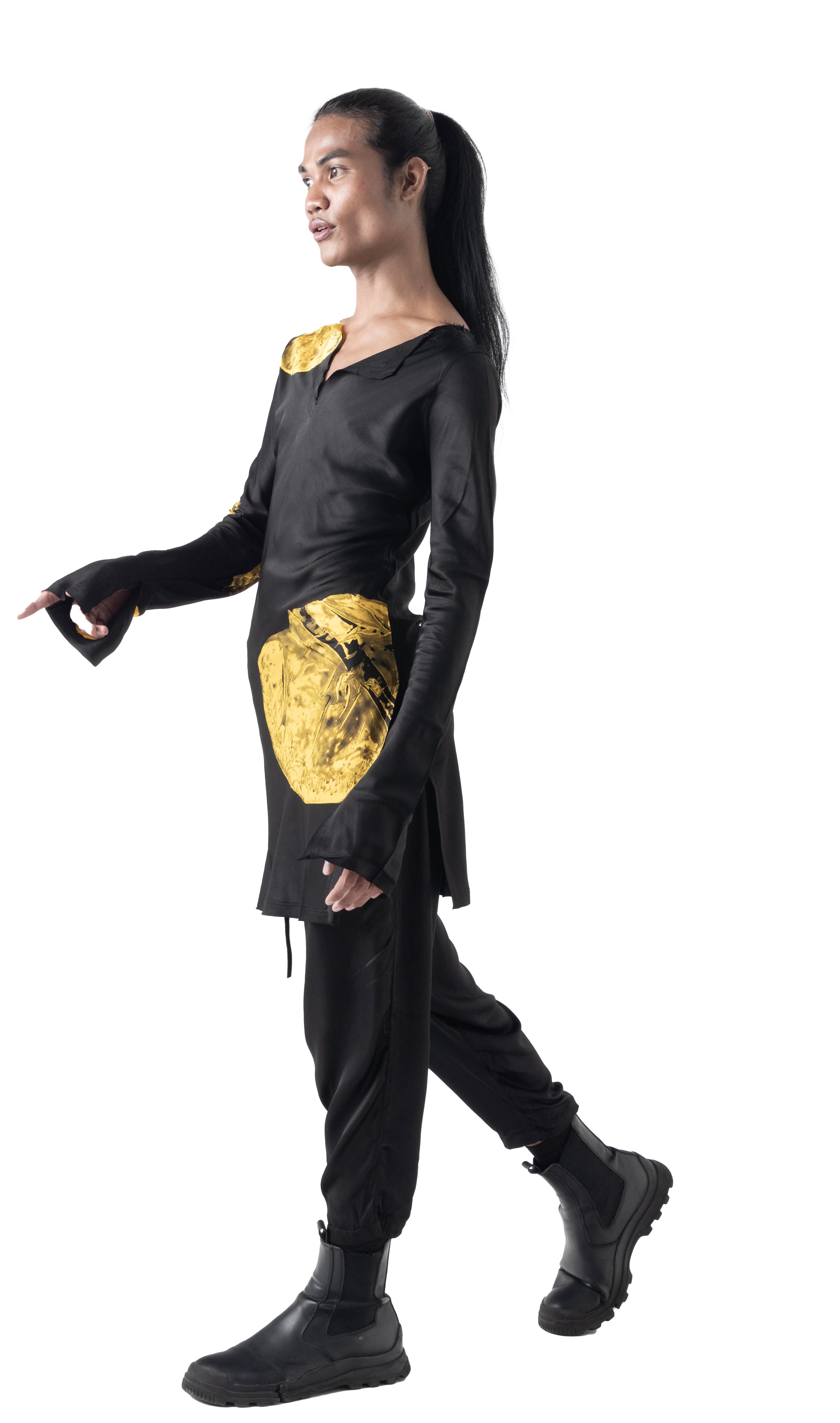 Albatross Top Yellow Batik