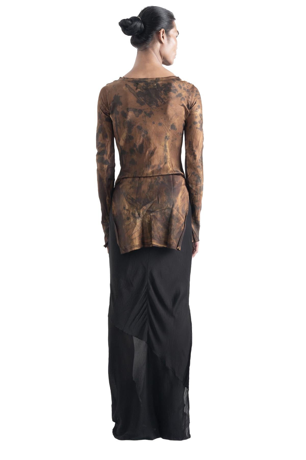 Albatross Top Noda Coklat