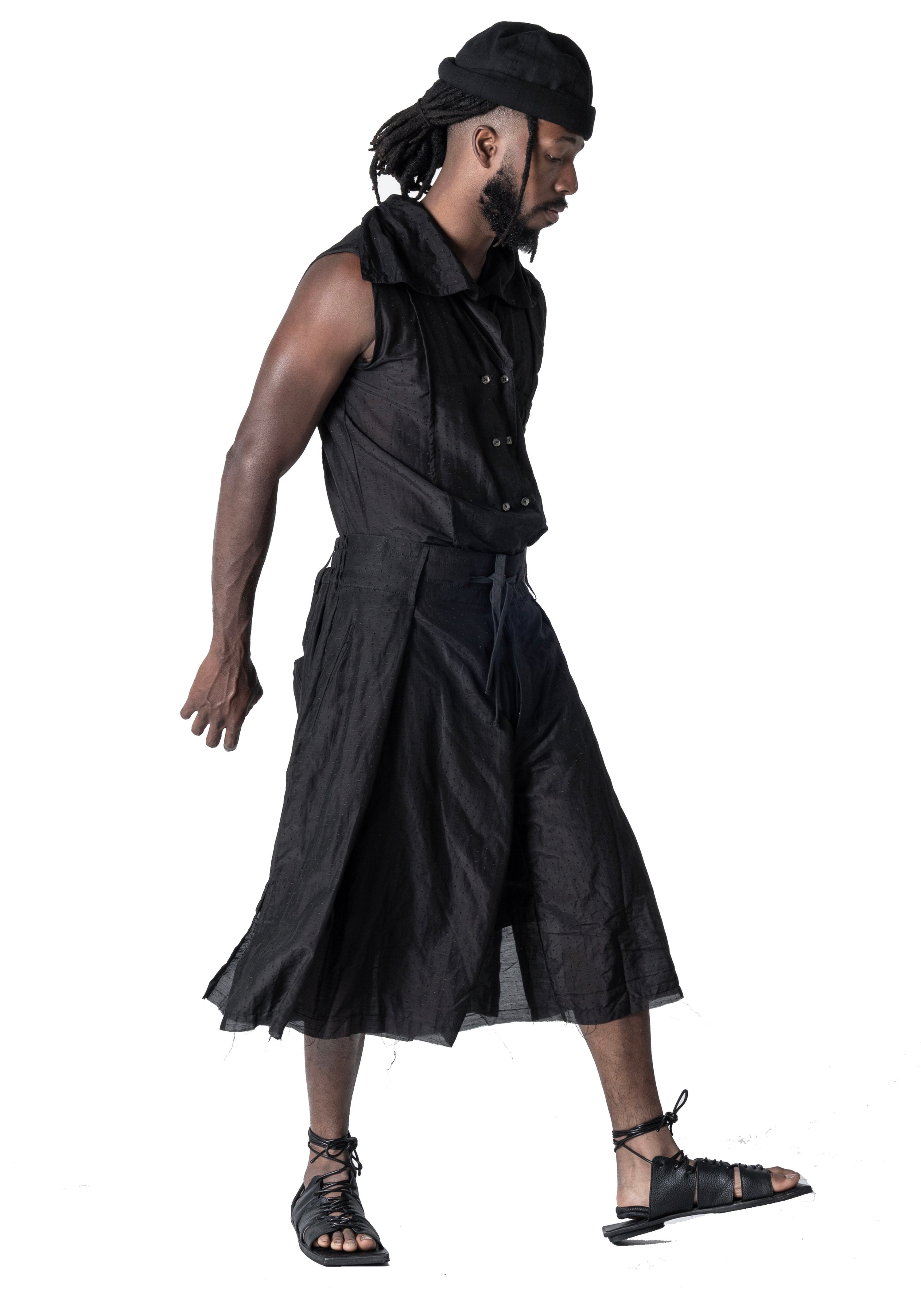 Anwei Silk Cotton Shorts