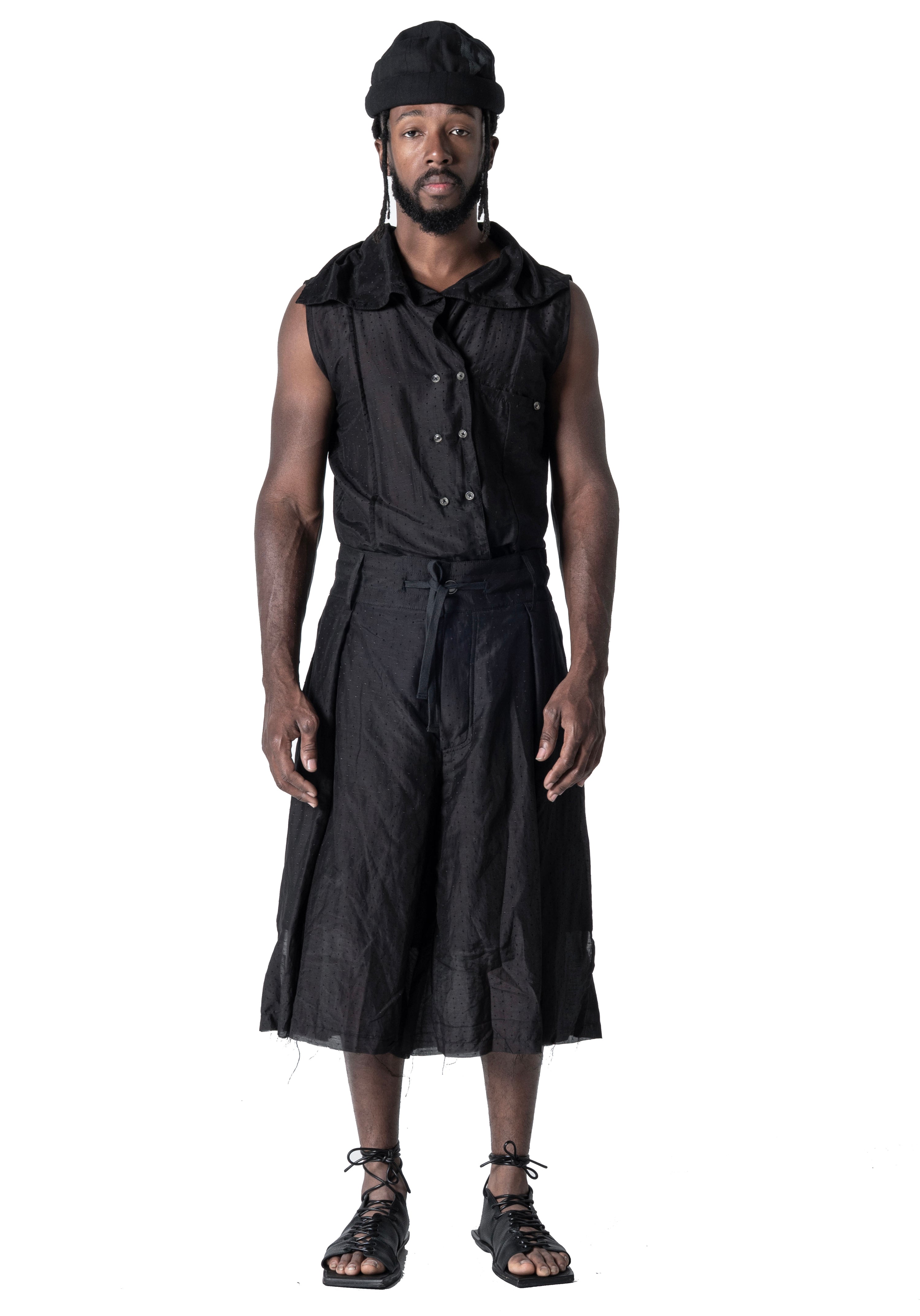 Anwei Silk Cotton Shorts