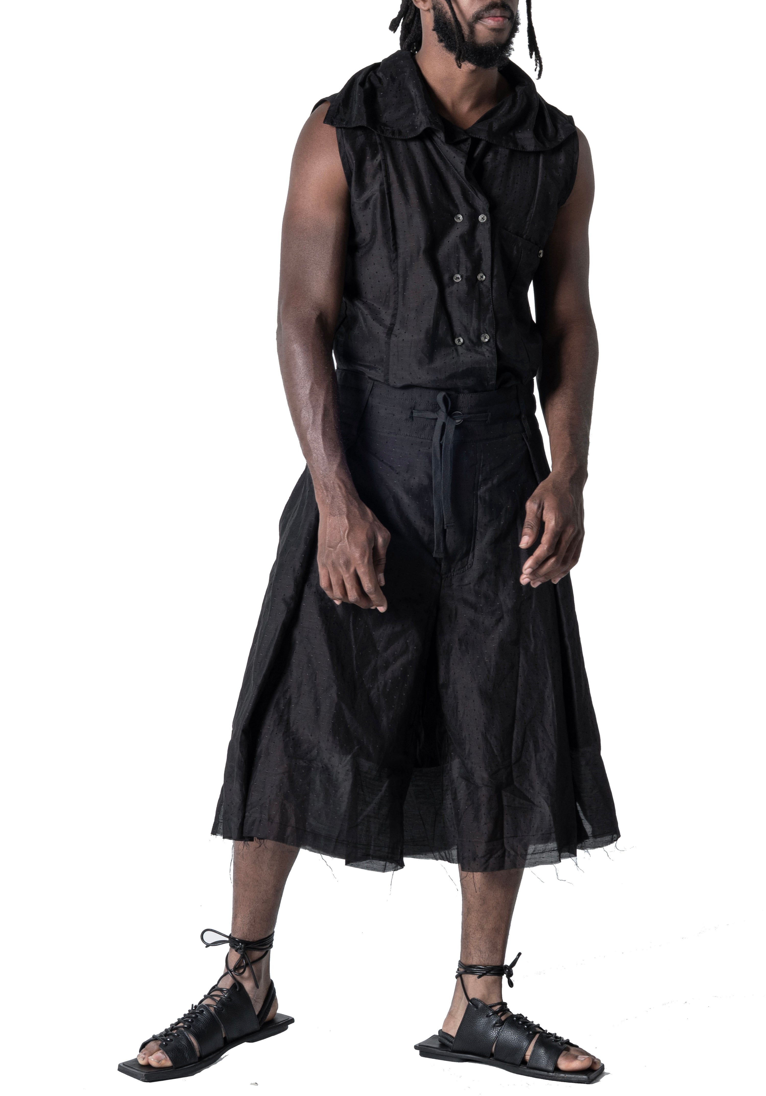 Anwei Silk Cotton Shorts