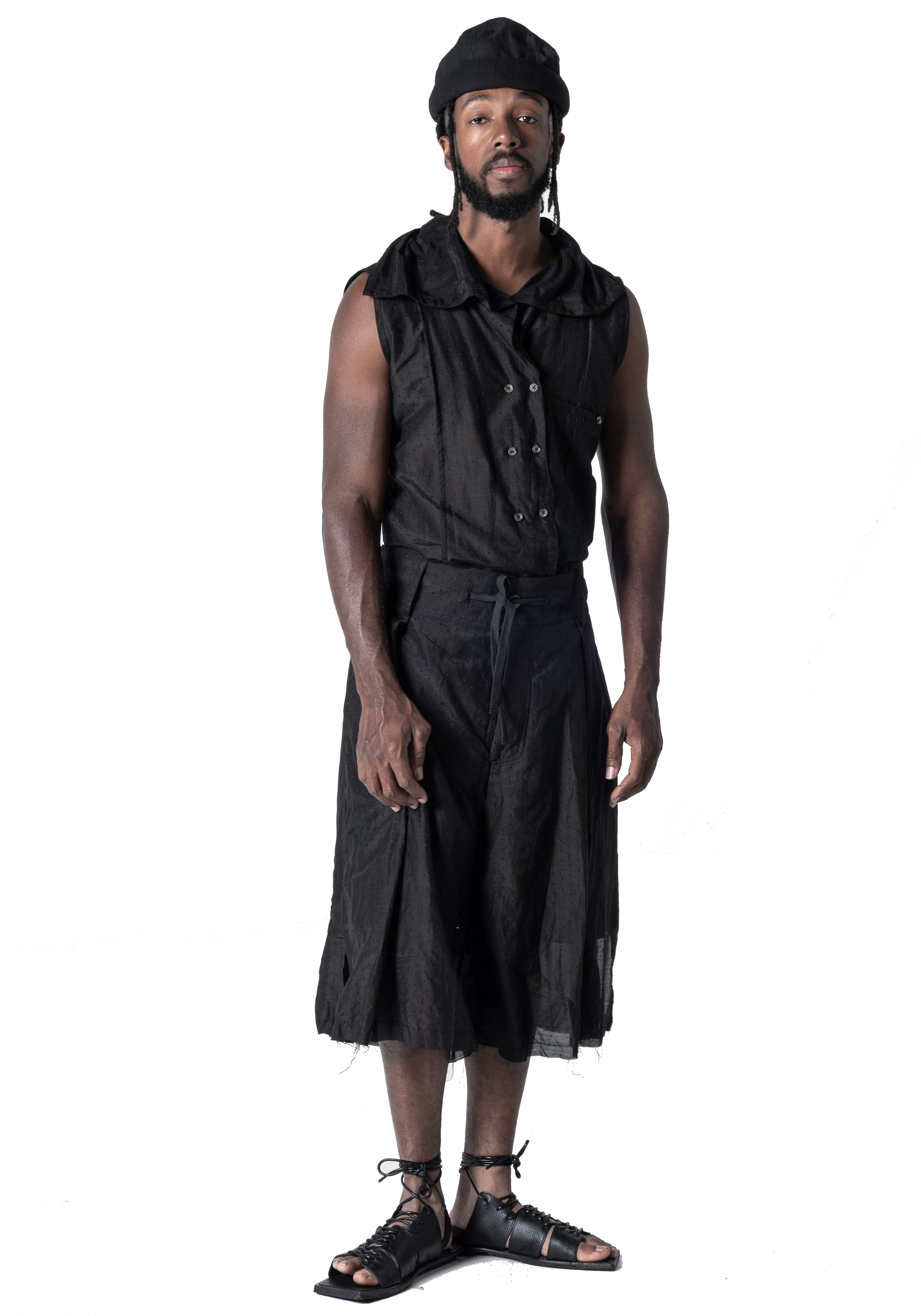 Anwei Silk Cotton Shorts