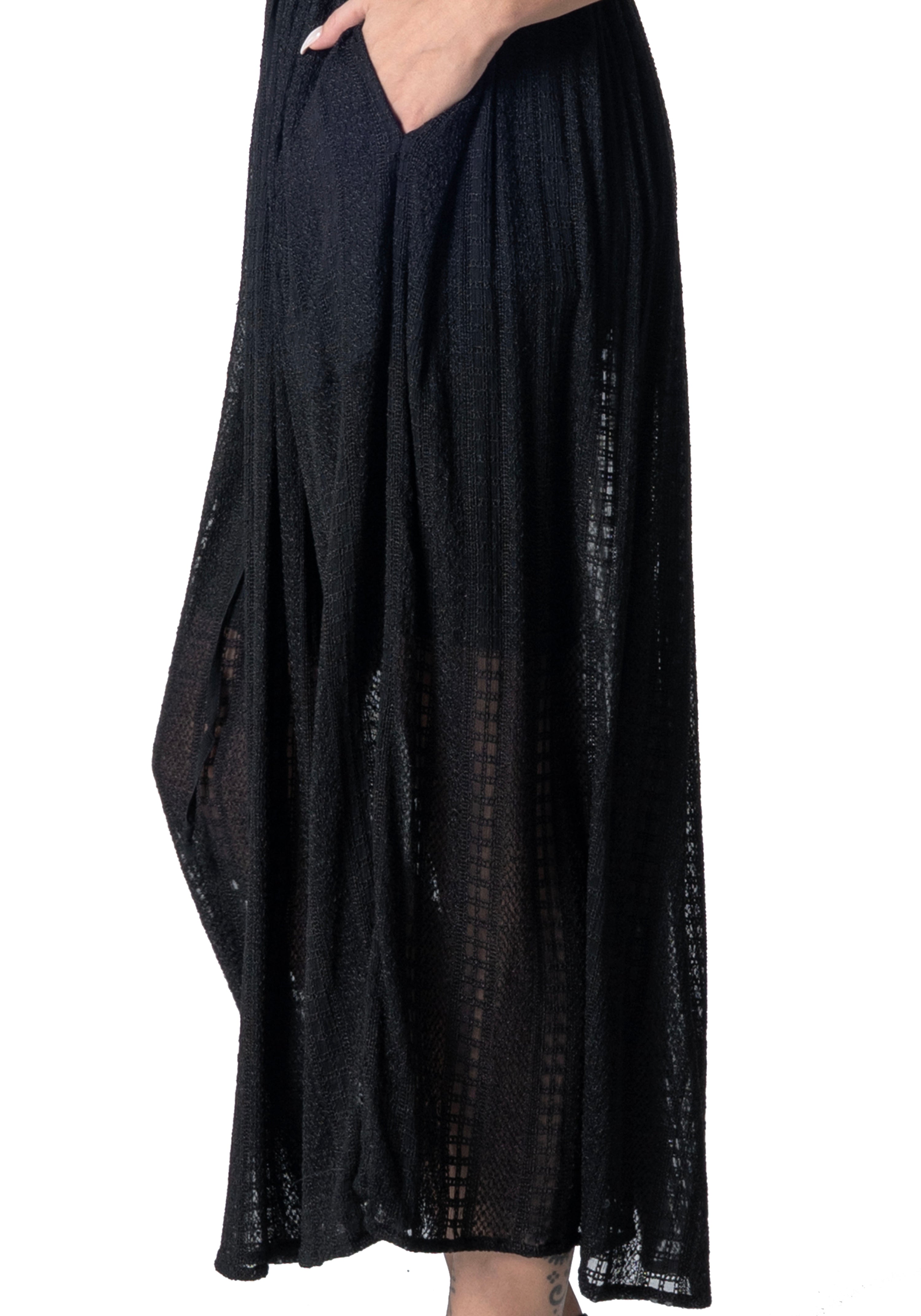 Atthis Dress Silk Embroidery