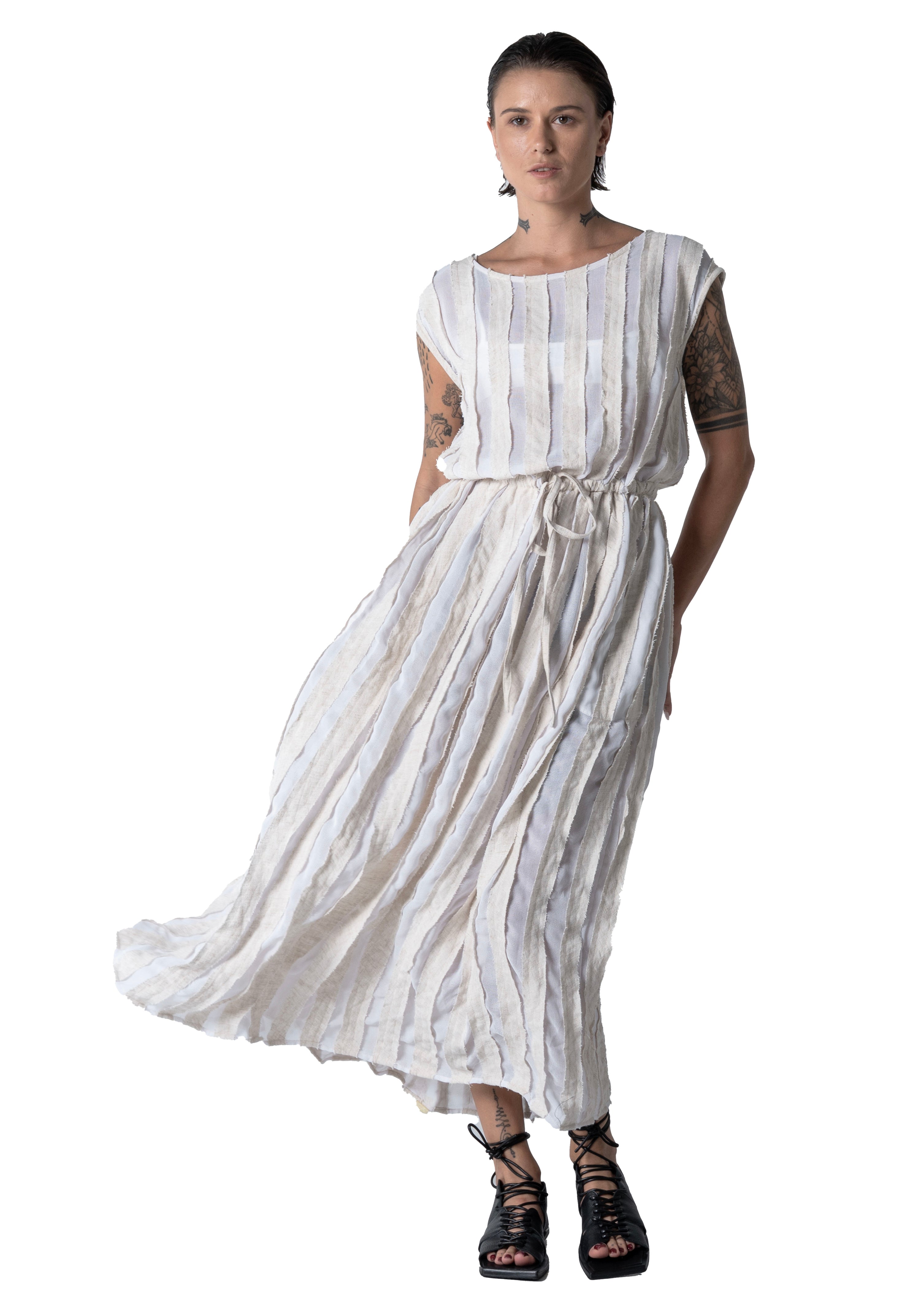 Atthis Dress Striped