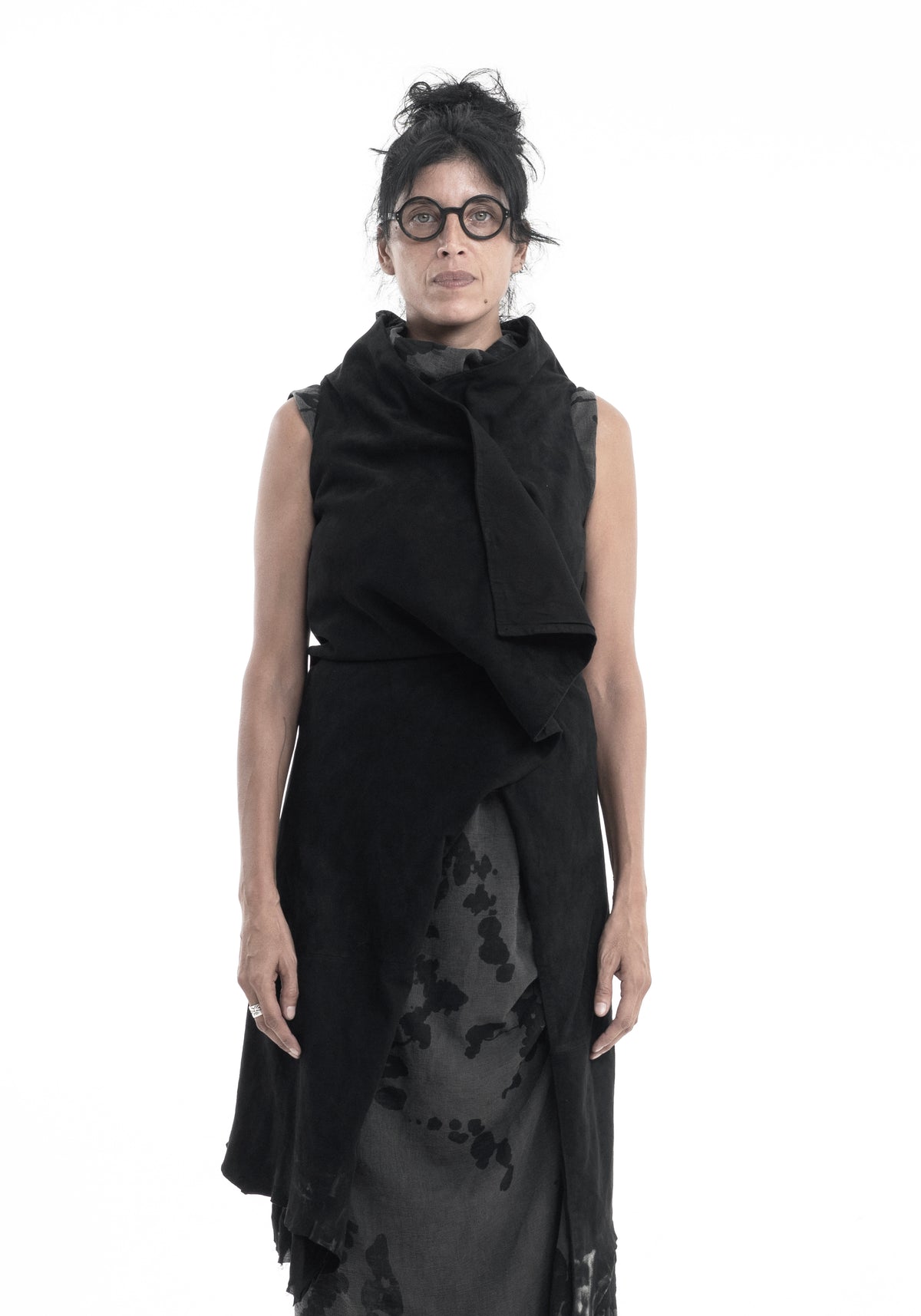 Hold Me Vest Leather Long
