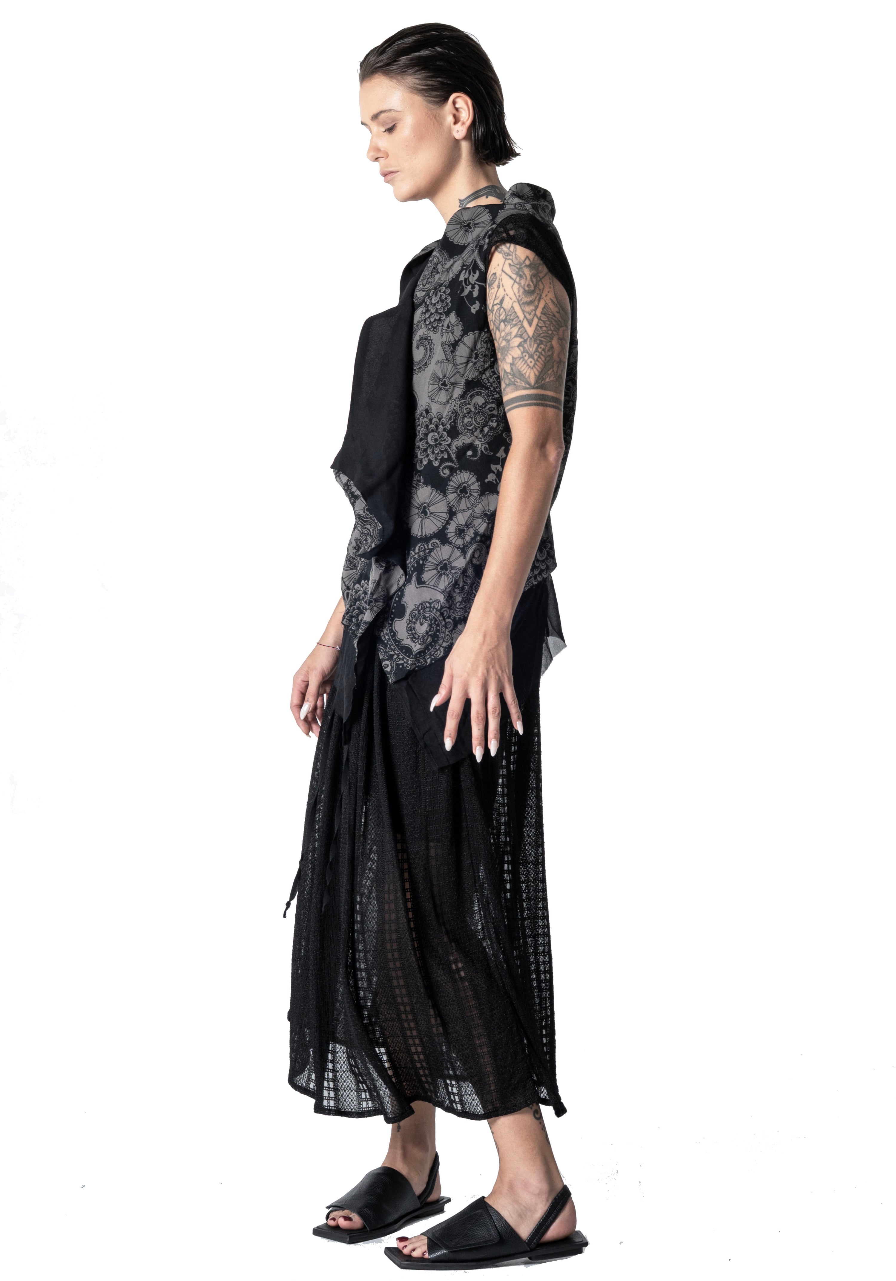 Hold Me Vest Batik Print