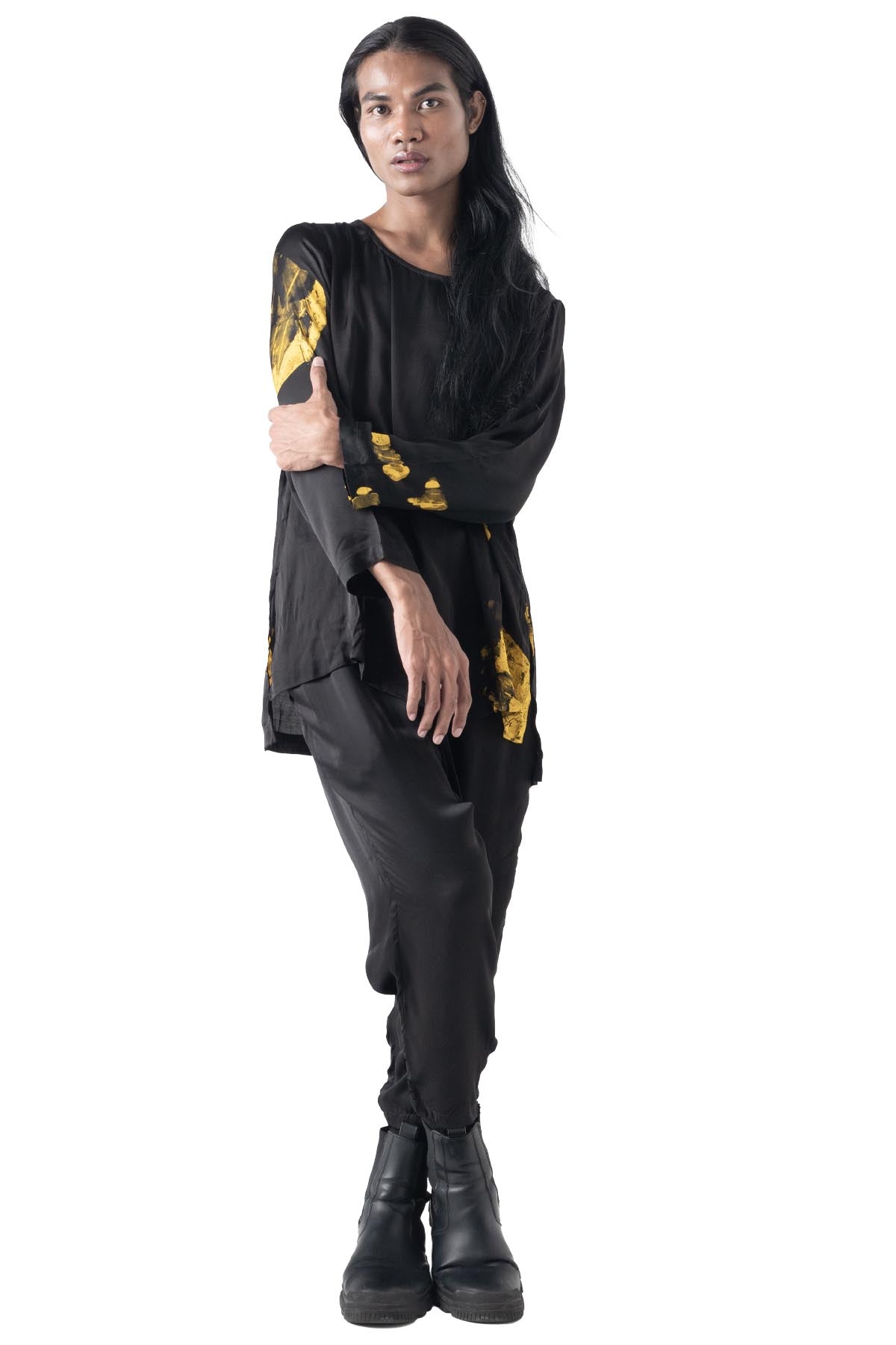 Lilly Top Batik Yellow