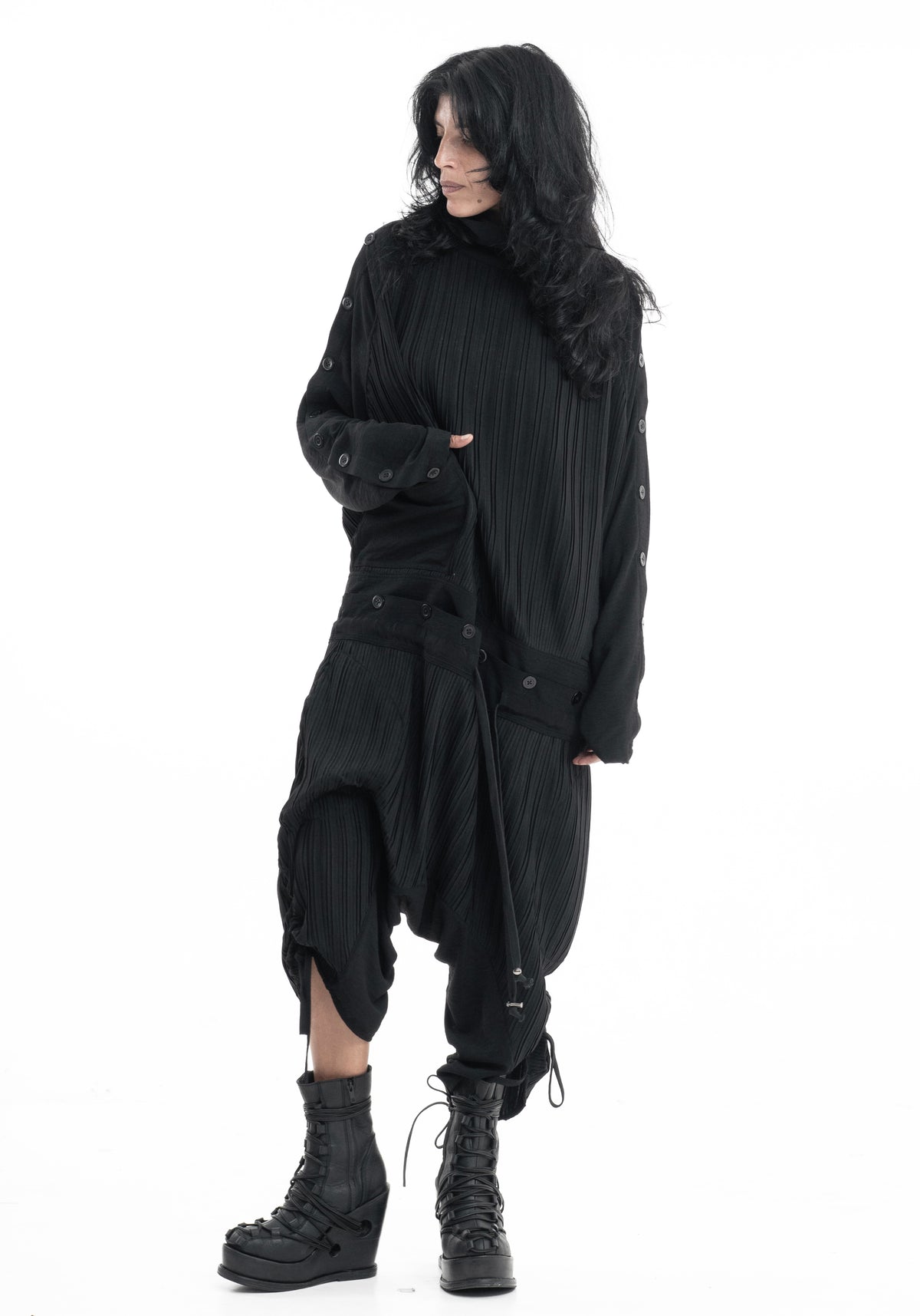 Plisket Jumpsuit