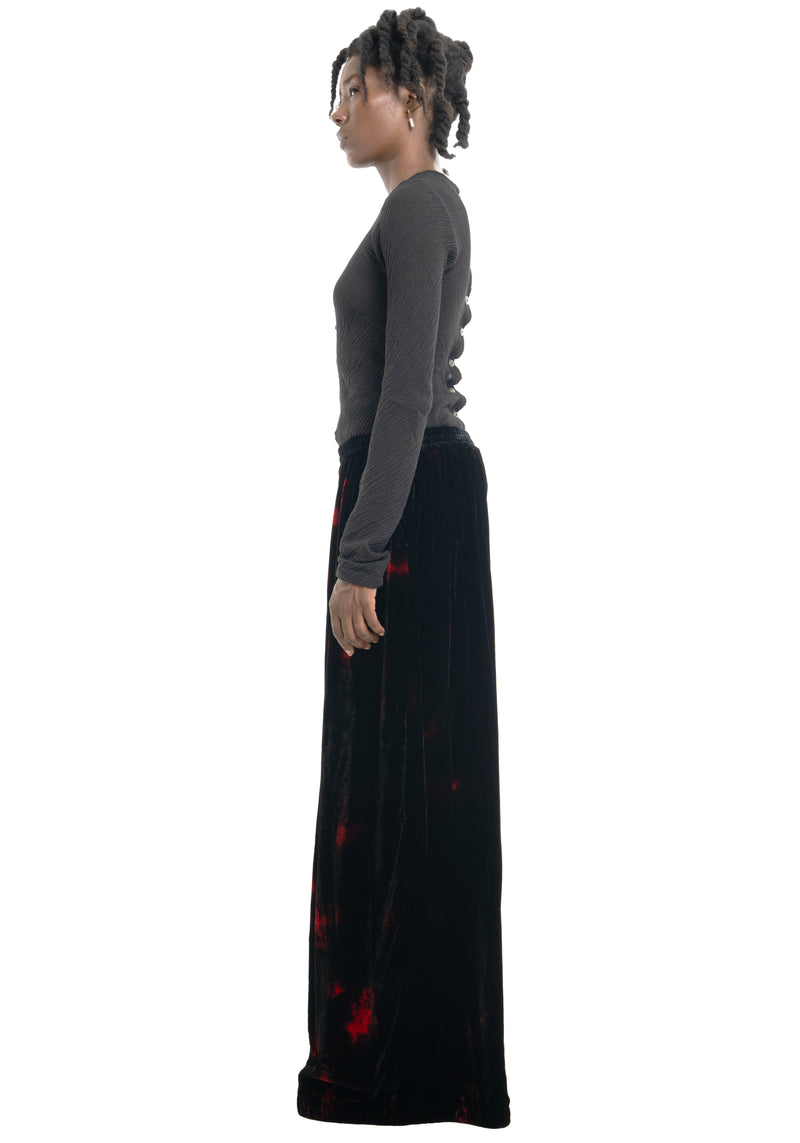 Potas Pants Silk Velvet