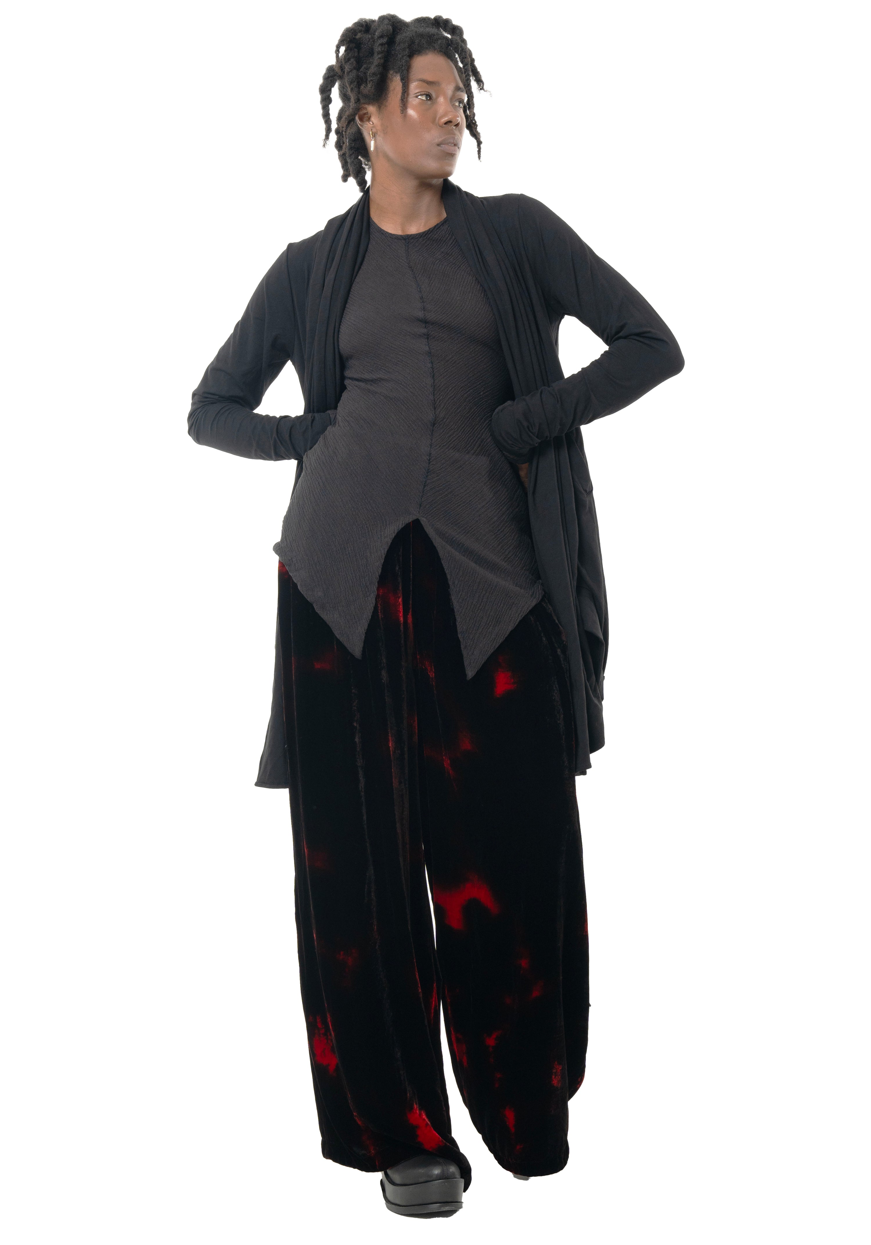 Potas Pants Silk Velvet