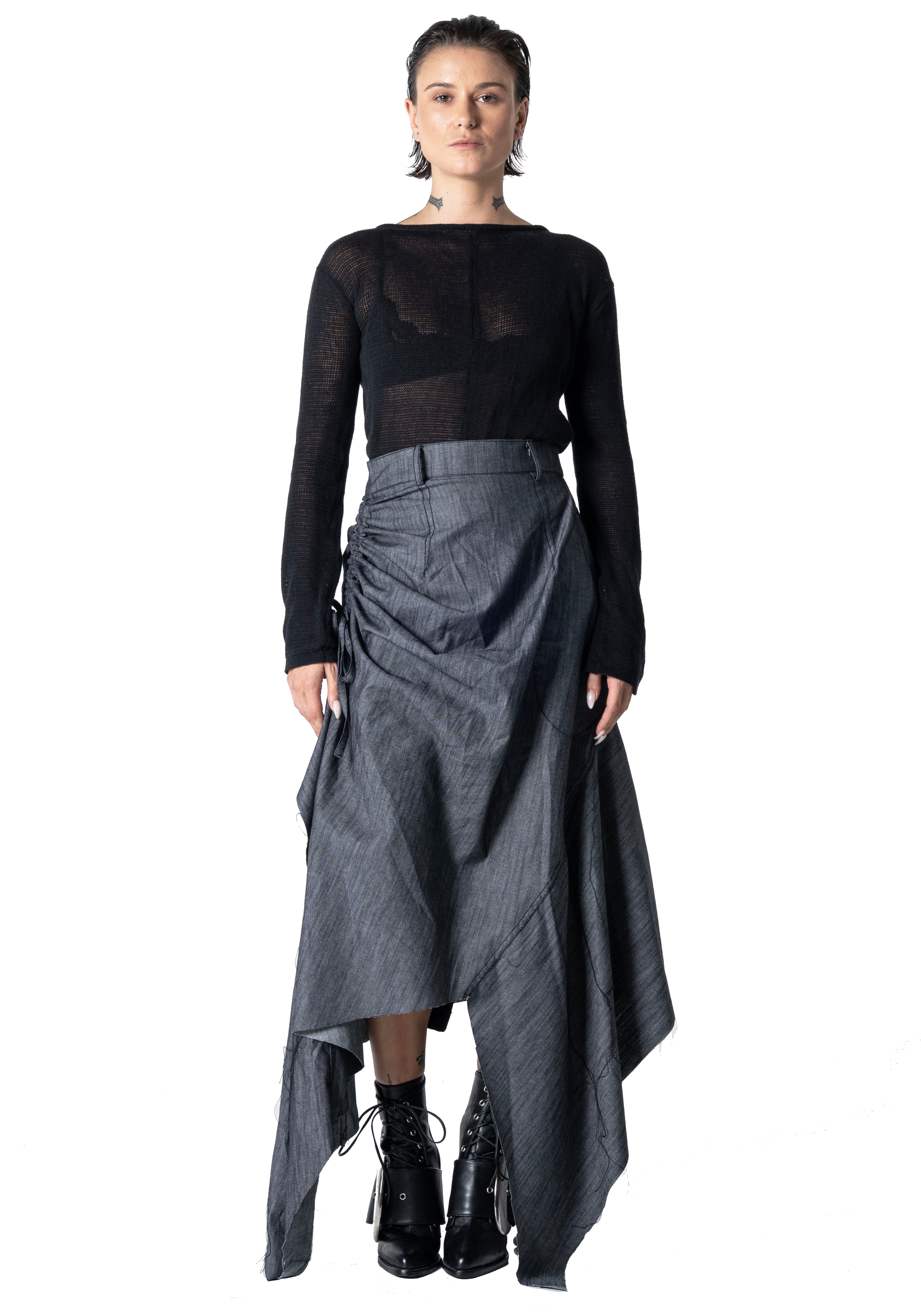 Sarnai skirt light denim – Mark Baigent