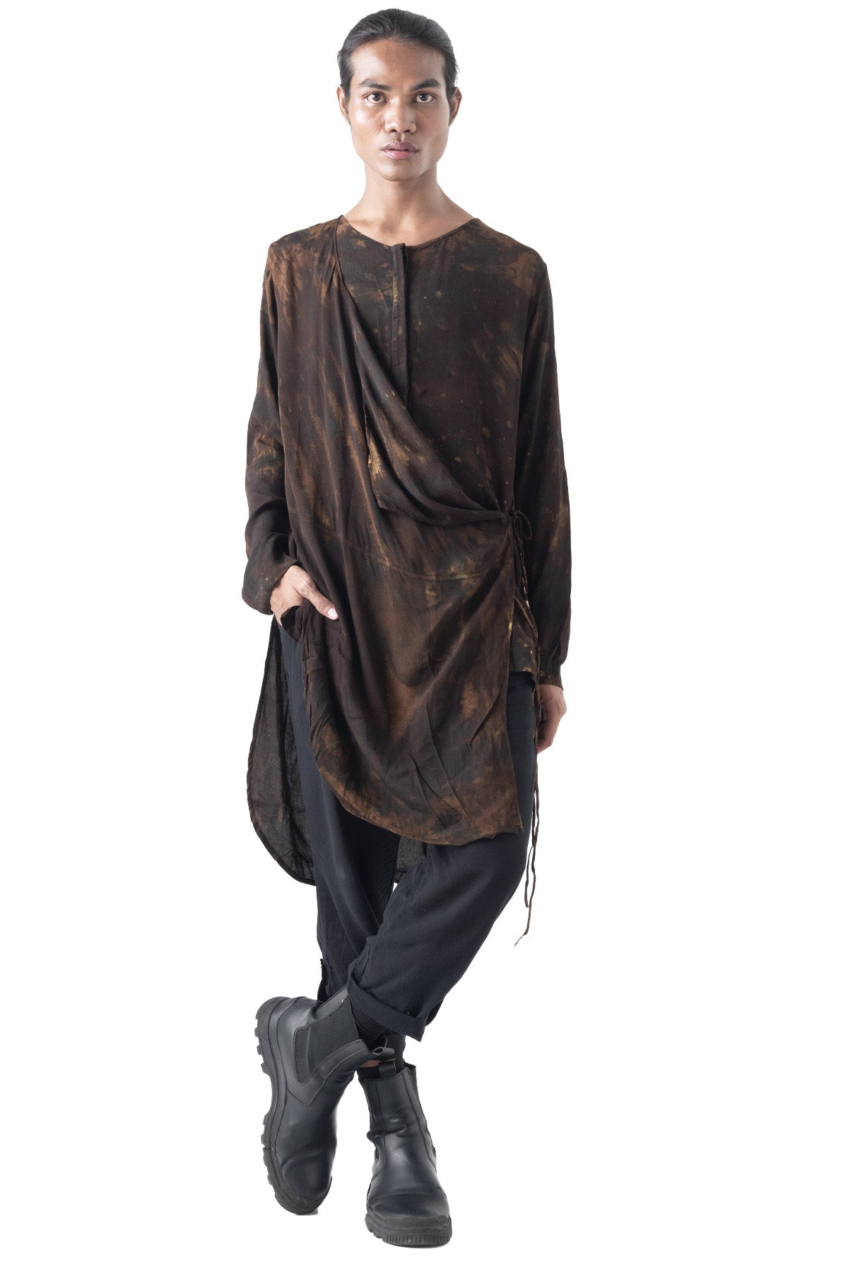 Sister Tunic Noda Coklat