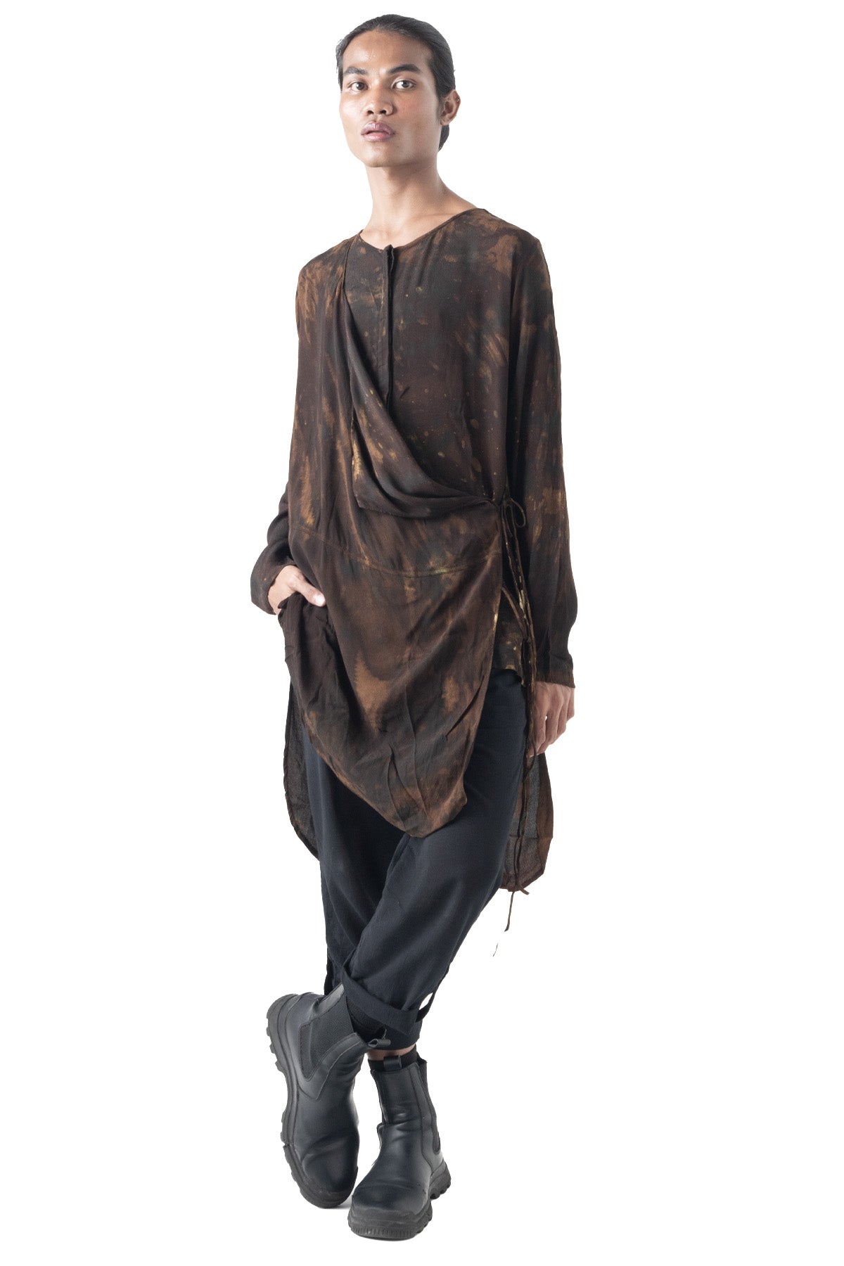 Sister Tunic Noda Coklat