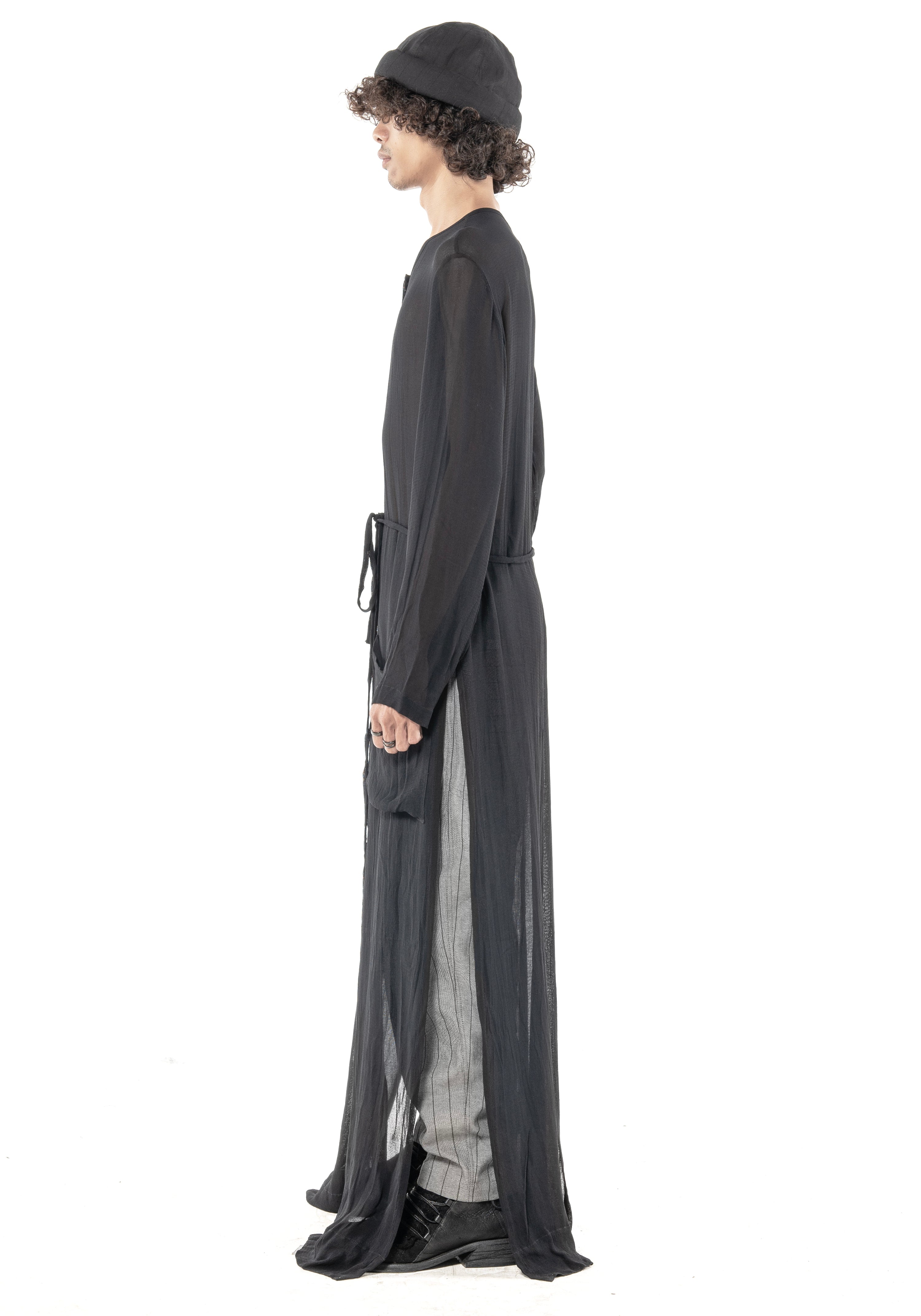 Slit Coat Sheer