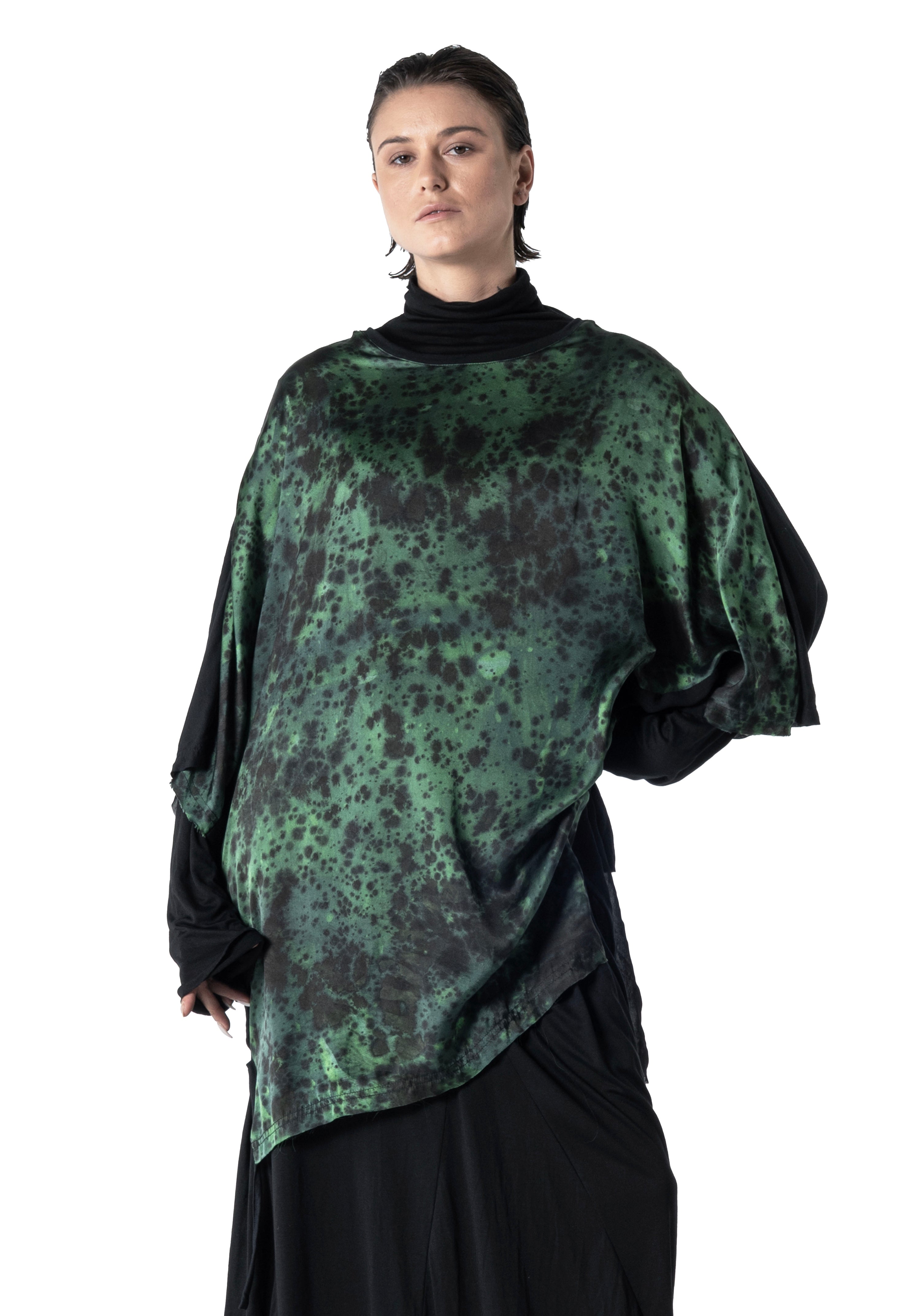 Chrome Tunic Noda Malachite