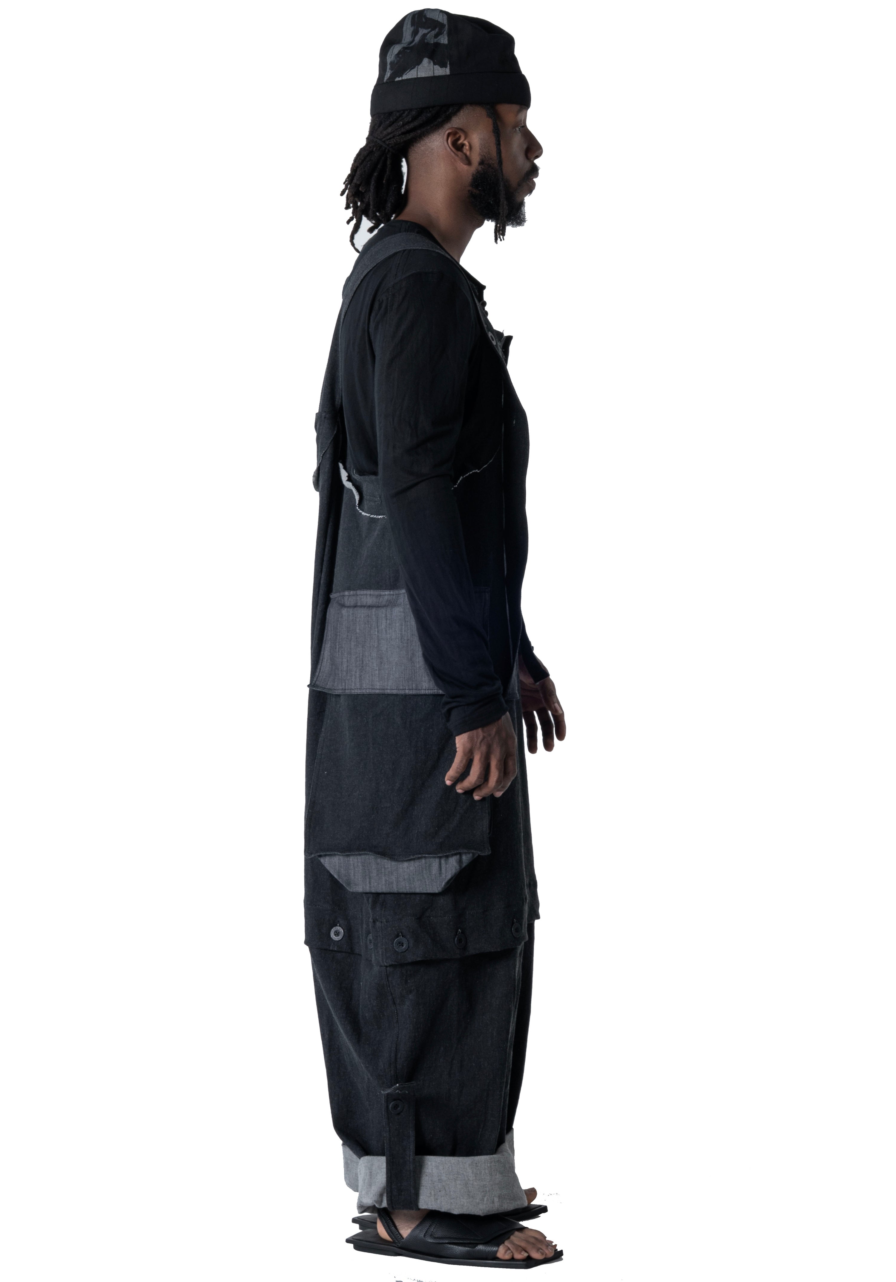 Uglatz Denim Jumpsuit