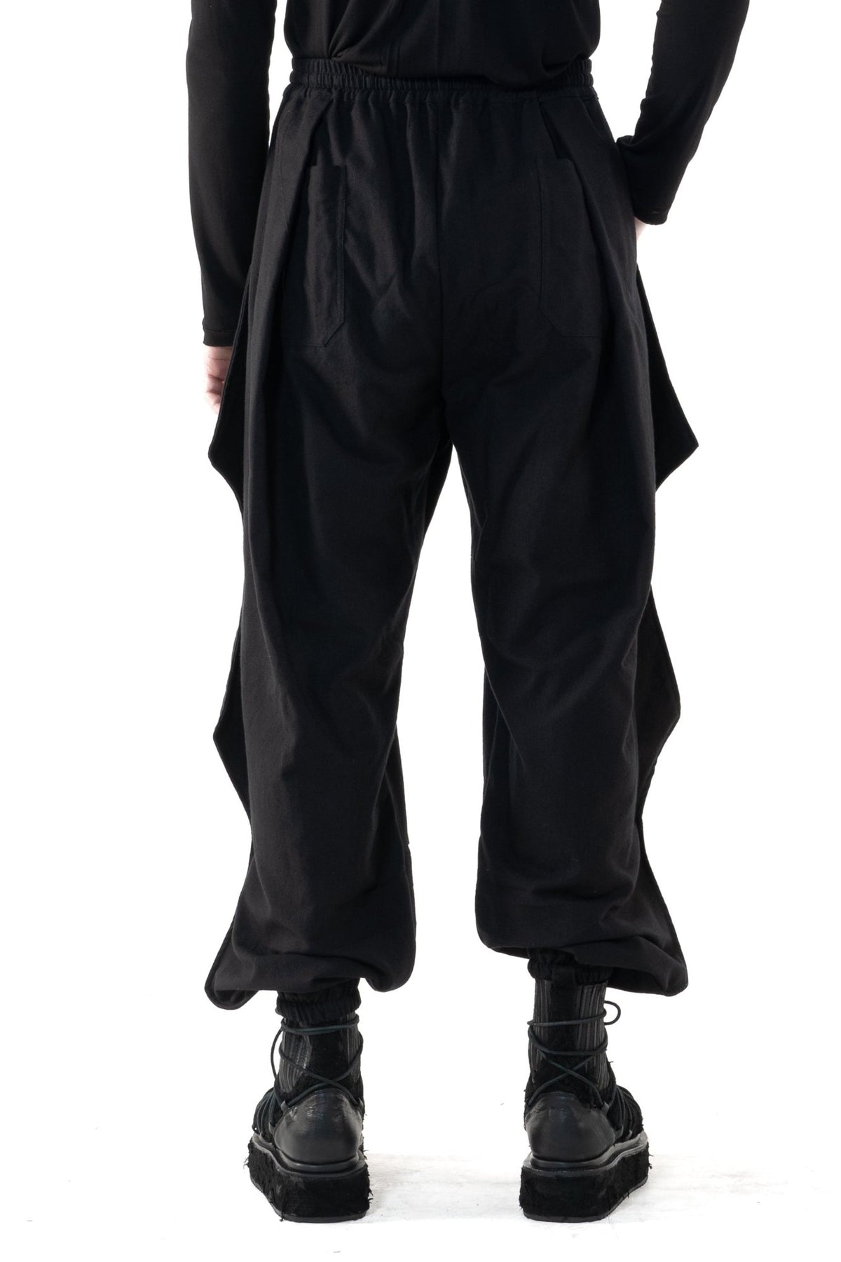 パピエpapier Puckering pants/black 2025SS パピエpapier Puckering pants/black 2025SS 2025ss パピエ