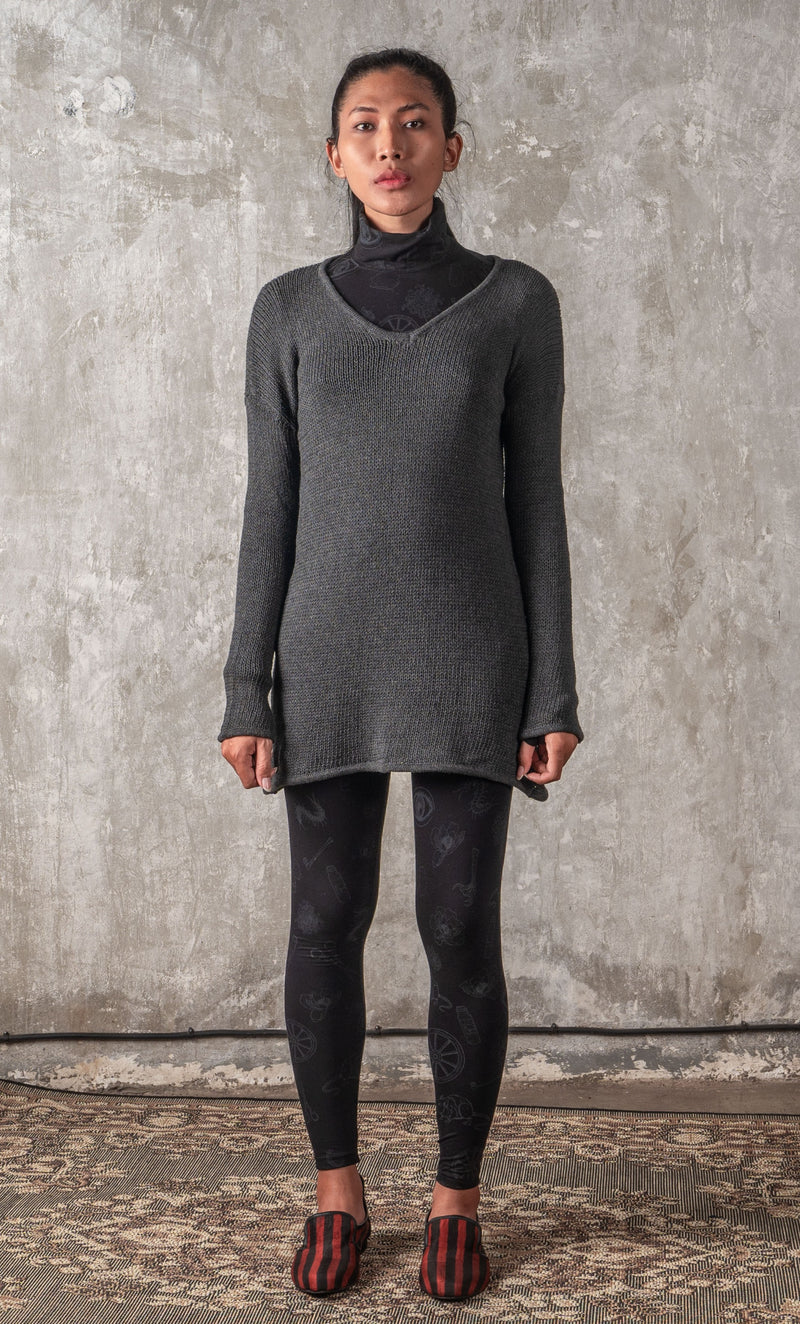 Long Liz Sweater Grey