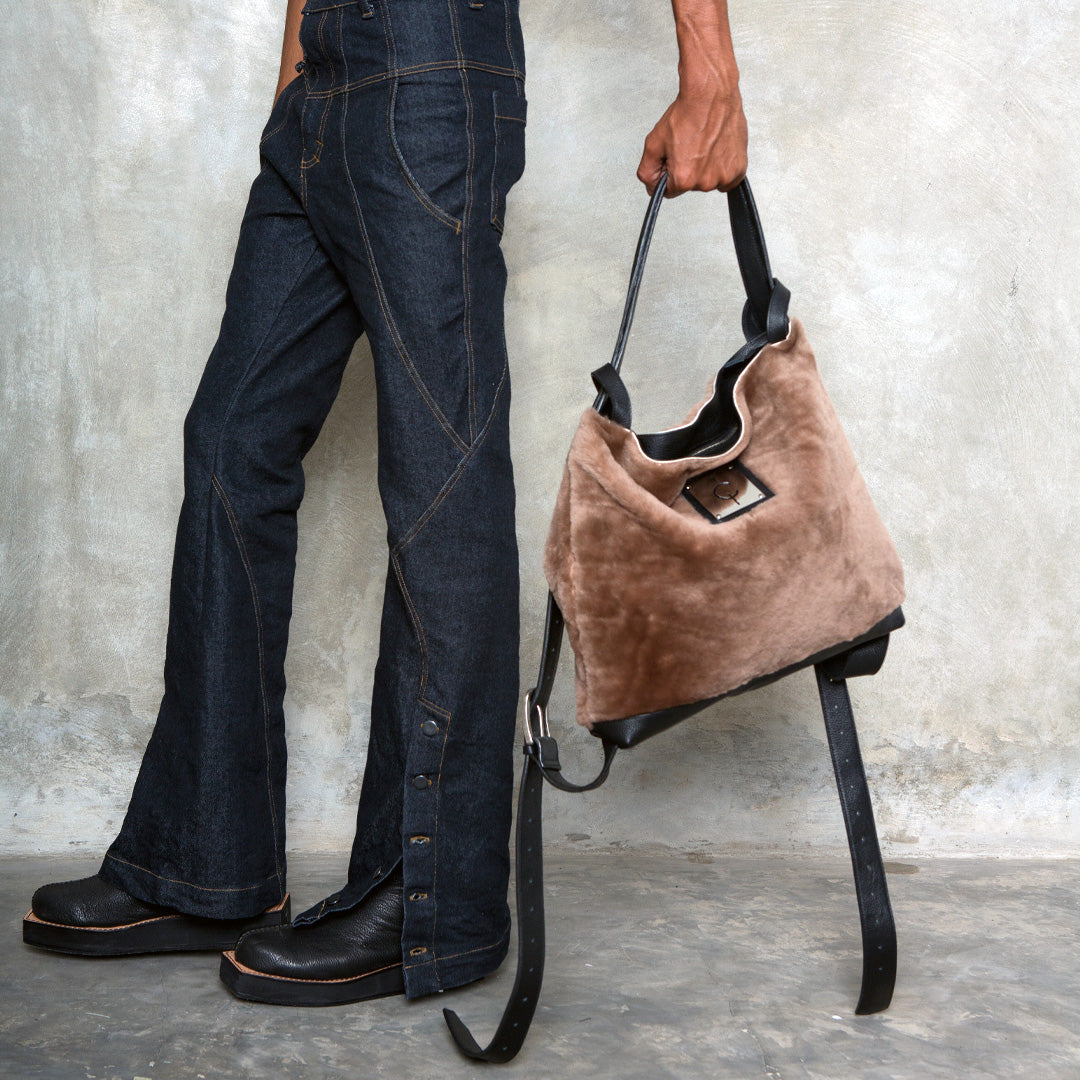 WŌLFIN Back-pack Bag Beige